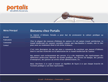 Tablet Screenshot of portalis.lu